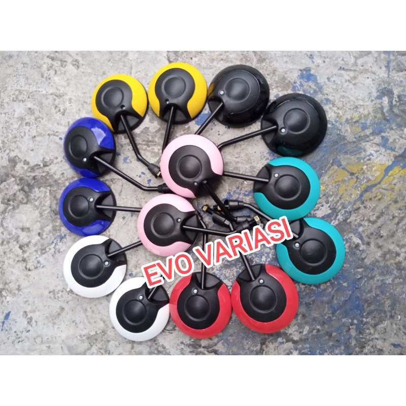 NEW KACA SPION SCOOPY VESPA FINO DAN MOTOR LAINNYA UNIVERSAL VARIASI MOTOR REAR MIRROR STANDAR