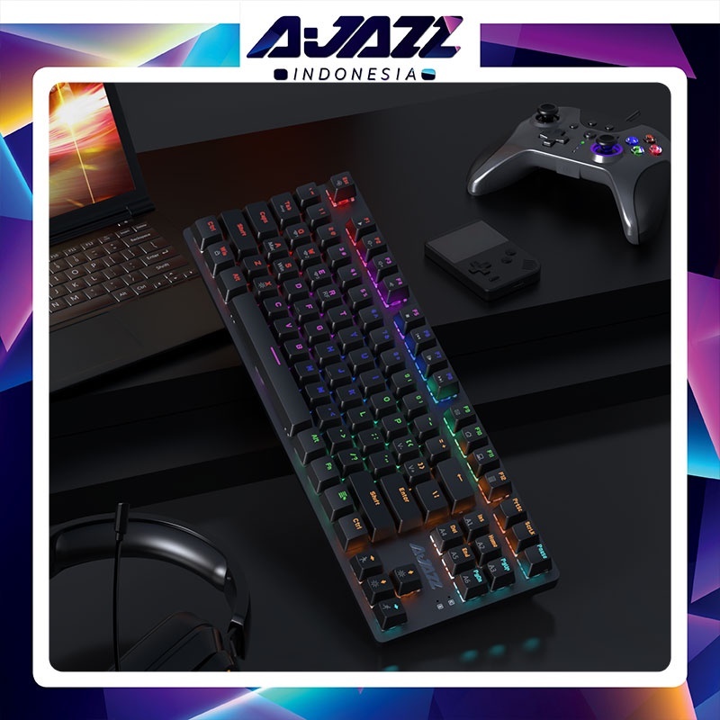 Ajazz AK40PRO TKL Mechanical Keyboard Three-Mode White Light