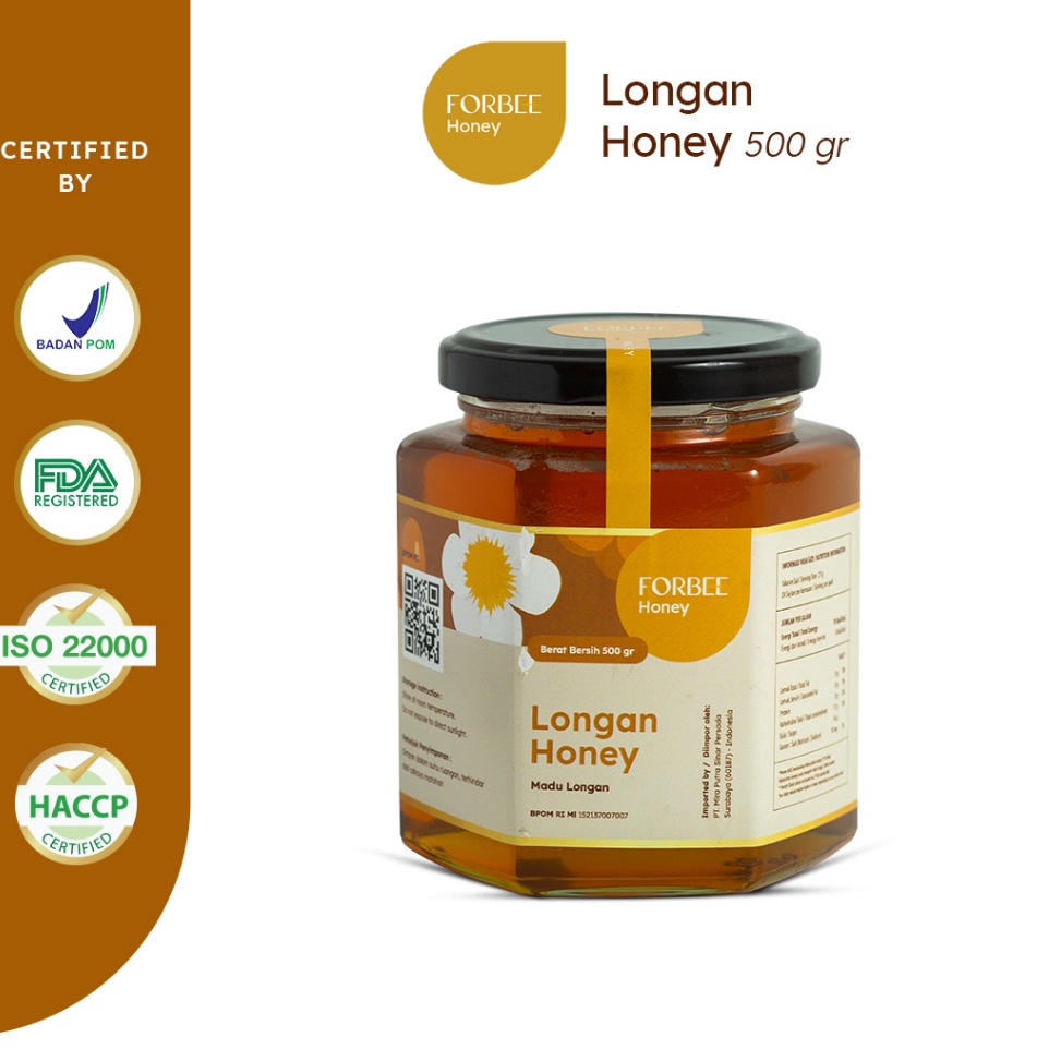 

Madu Longan Forbee Honey 500g Kaca | Vitamin Nafsu Makan Anak | Obat Herbal Batuk Dan Flu Si Kecil 8892