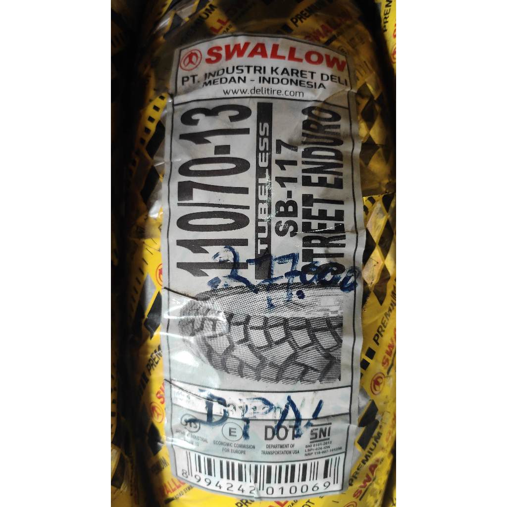 ban depan tubeless nmax swallow street enduro