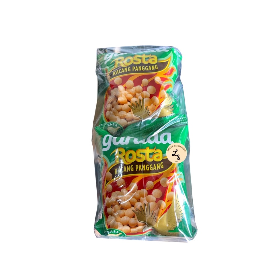 

87 Kacang Panggang Garuda Rosta Rasa Bawang 1 Pack Isi 20 pcs ➮Grosir