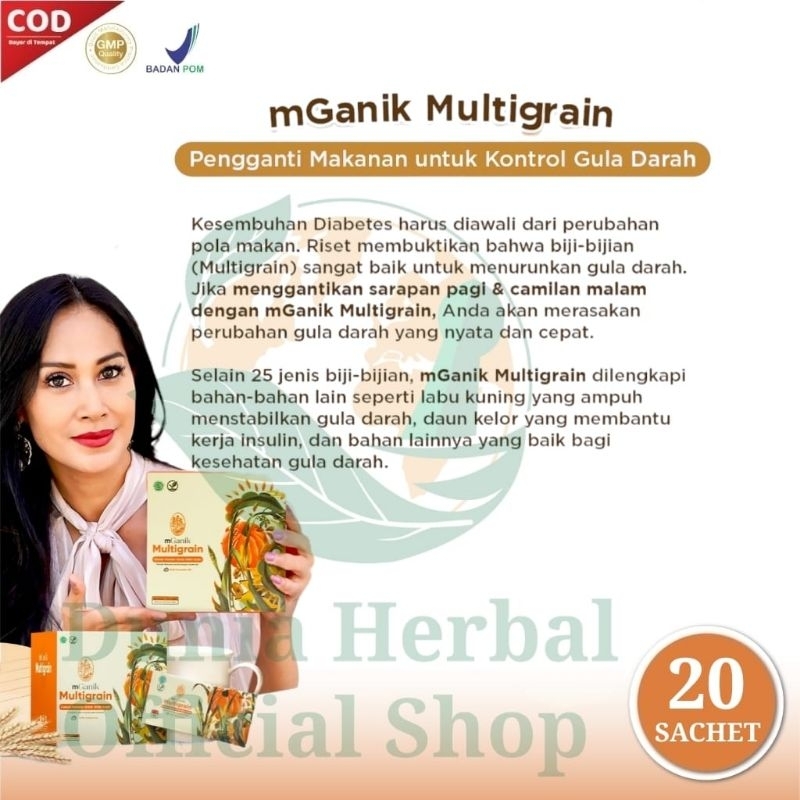 

mGanik Multigrain Labu Kuning 500gr - Superfood Diabetes Alami