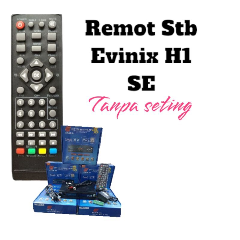 Remote stb Evinix H1 Se/Remot set top box evinix h1 se