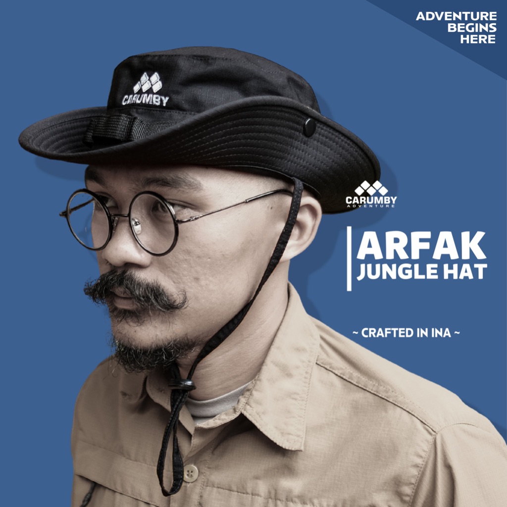 Topi Gunung Rimba Lapangan Arfak Carumby Adventure Pria Wanita