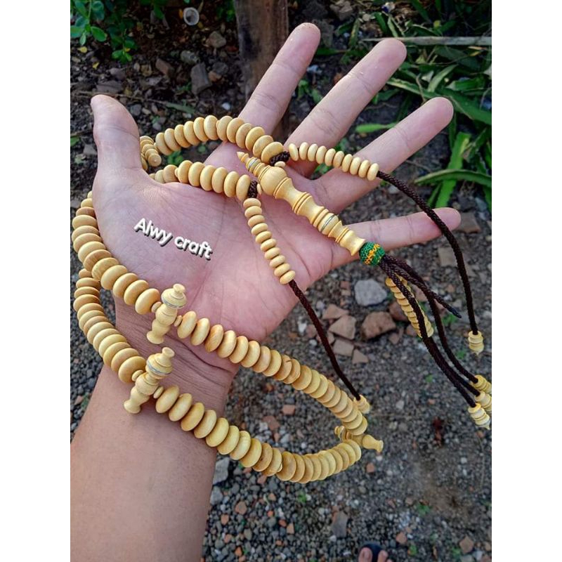 Tasbih Tijani Kayu Kemuning 12 MM
