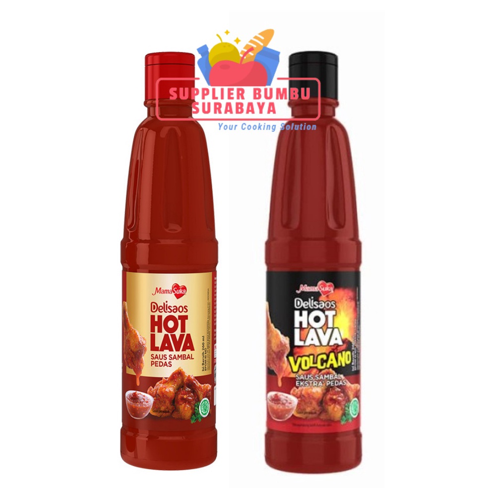 

T3rbat44s MamaSuka Delisaos Hot Lava Volcano Sauce Halal 260ml [280]