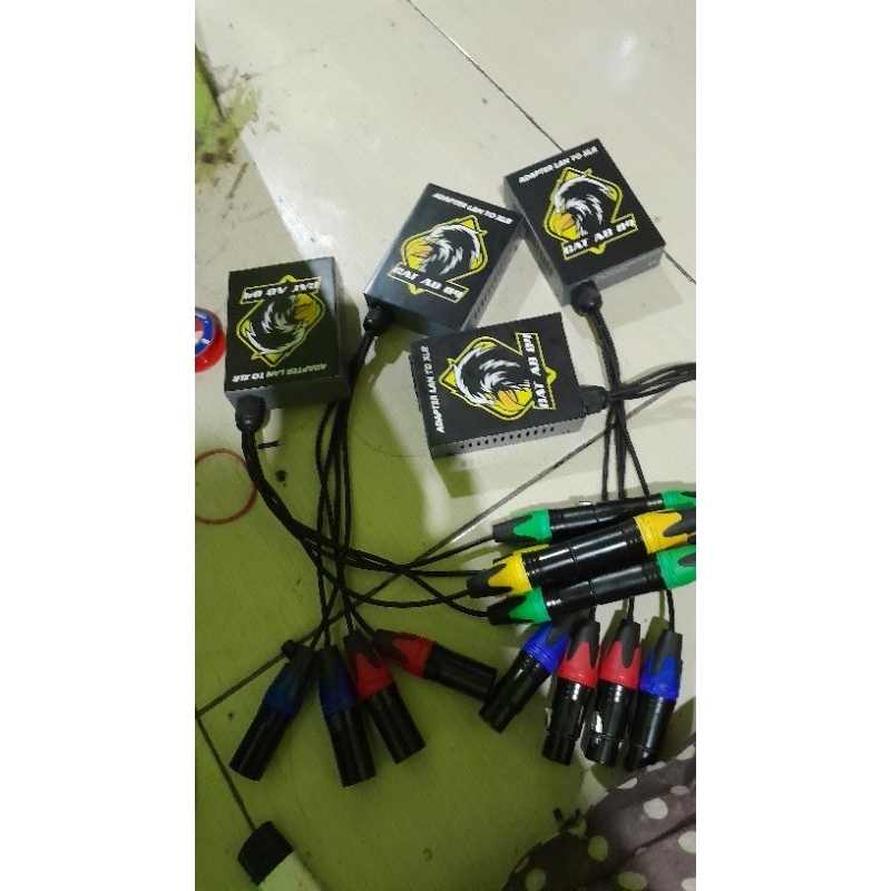 adapter lan to xlr fulset kabel lan