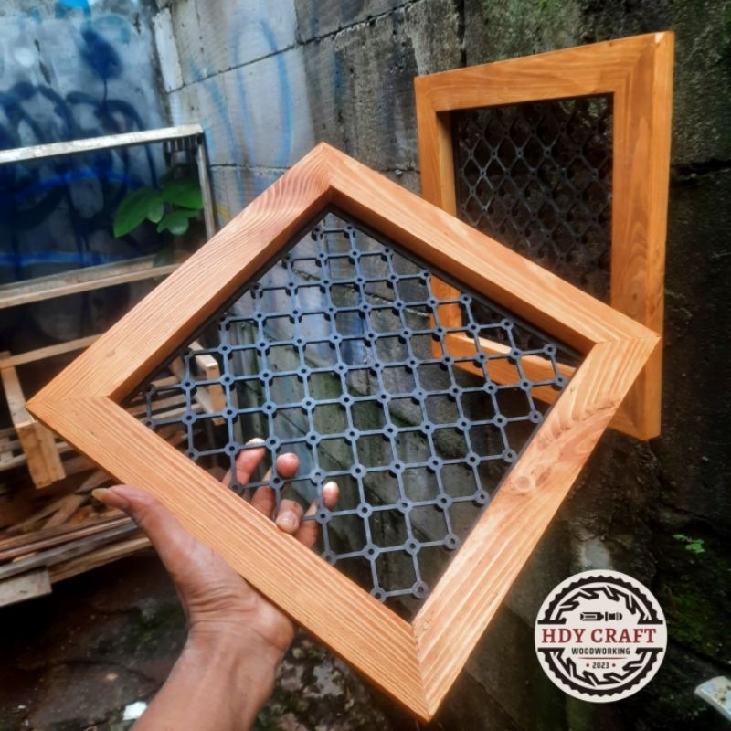 Frame Platycerium 30x30 Cm Frame Simbar / Bingkai Platy / Drainase Cell