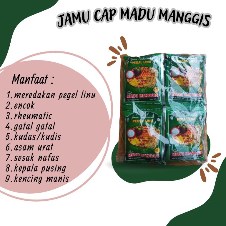 

✫ JAMU CAP MADU MANGGIS ( 12 PCS ) Readystock 。・