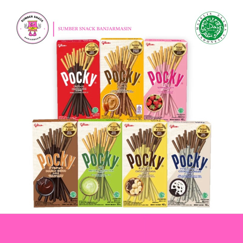 

Glico Pocky Stick Biscuit (10 Varian Rasa)