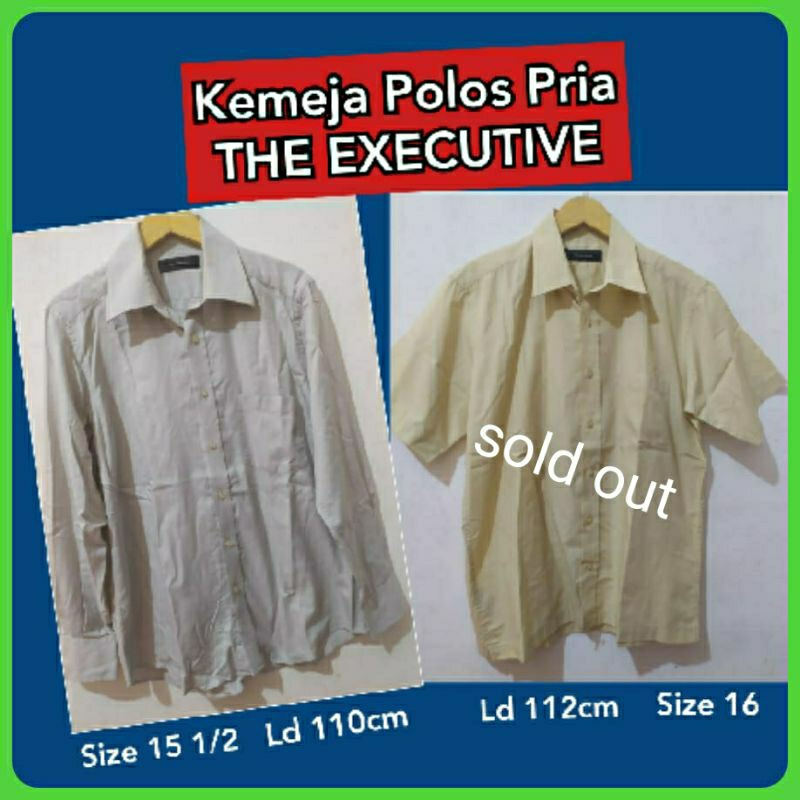 Kemeja Polos Pria  THE EXECUTIVE