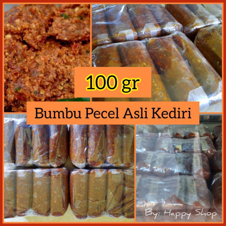 

COD BUMBU SAMBEL PECEL ASLI KEDIRI (Pecel MT Kediri) 100GR Baru