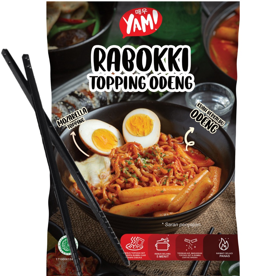 

Kode RGG547 Rabokki Odeng Mozarella Authentic Yam! Tteokbokki Topokki Ramyeon Korean Food