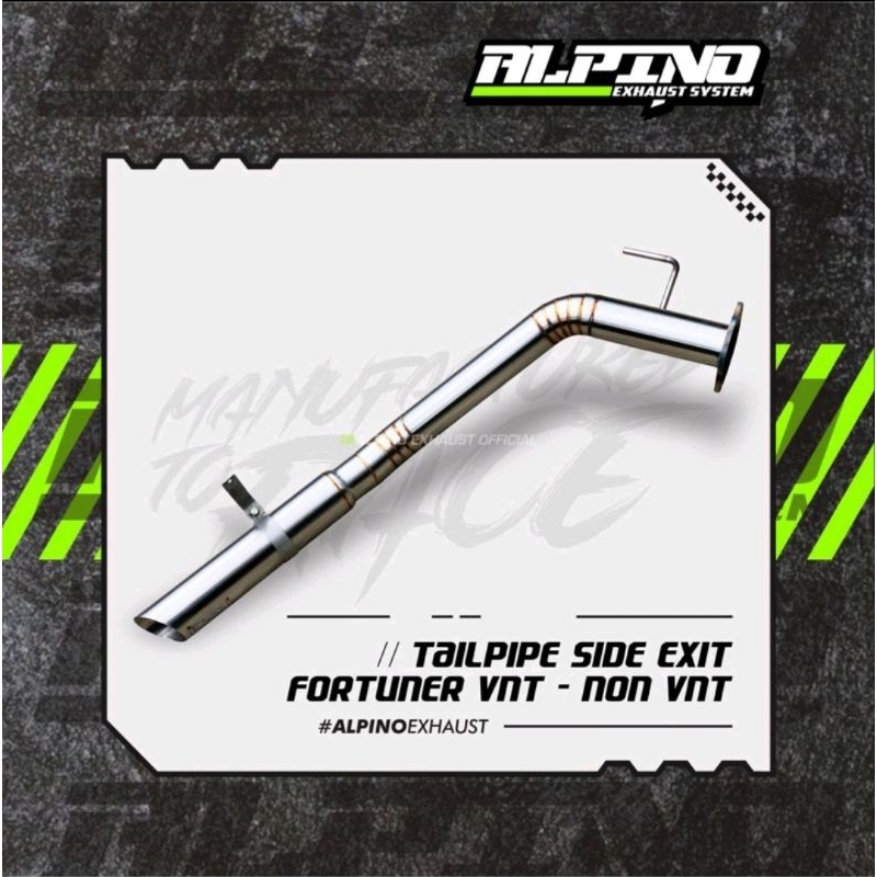 TAILPIPE SIDE EXIT FORTUNER VNT 2KD NON VNT ALPINO