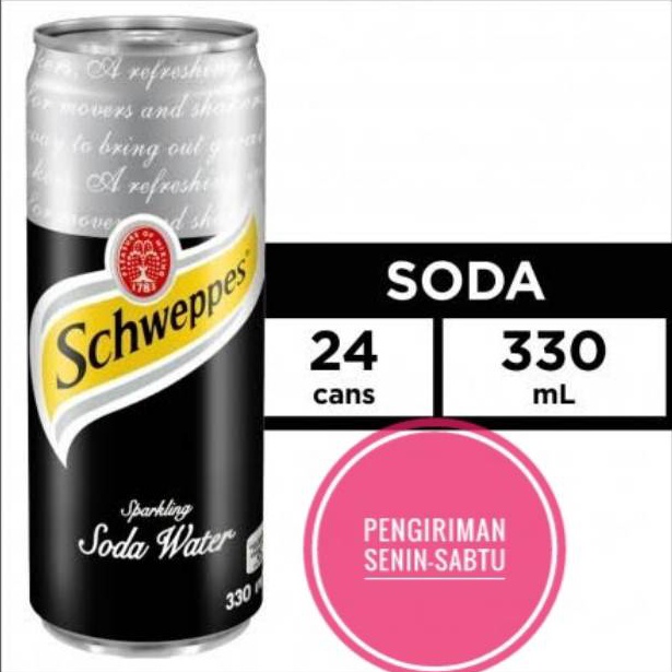 

Schweppes / air soda / polaris soda water Murah