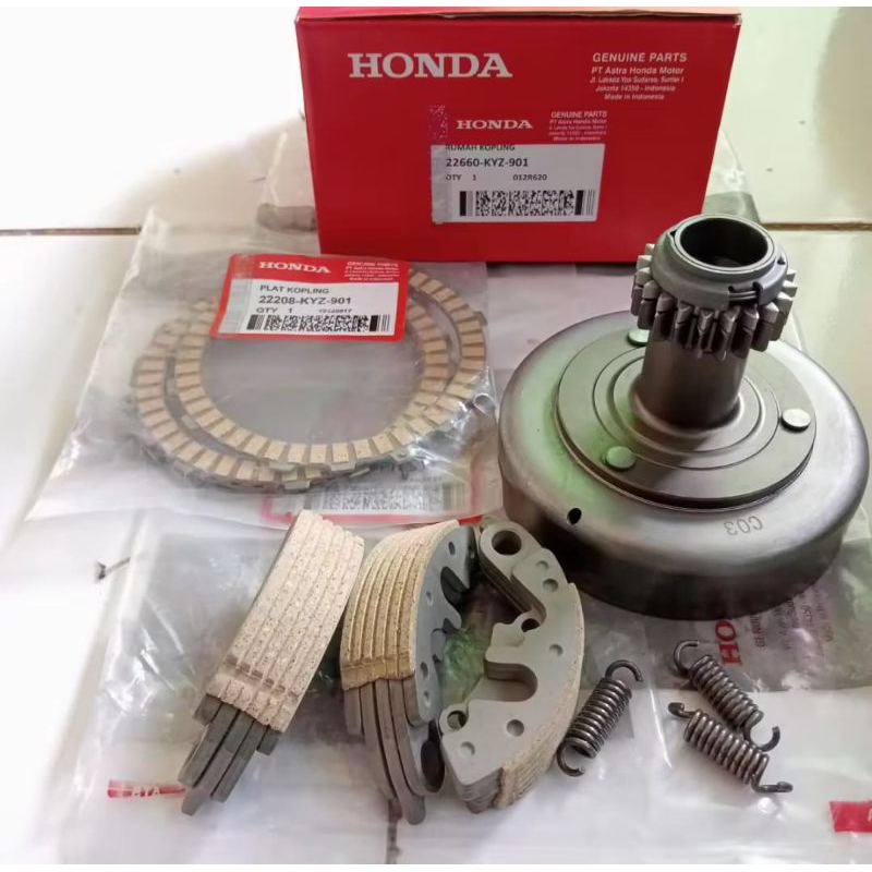 Lonceng+kampas ganda only+plat kopling KYZ Honda Supra X 125 Helm In  Blade new 125 fi Supra X 125 F