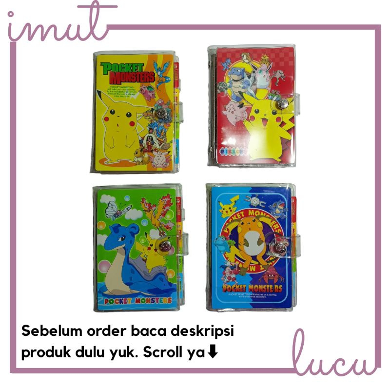 NEW OLD STOCK - Binder A7 Refill Binder A7 Binder Pokemon Kertas Binder Langka Orji File