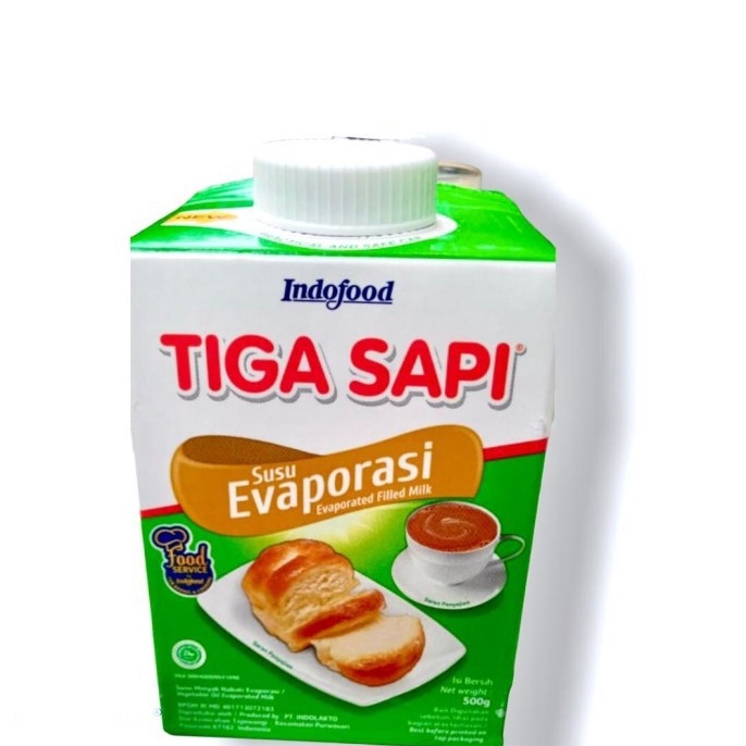 

LZN SUSU EVAPORASI CAP TIGA SAPI 500GRAM BAKING MILK COOKING MILK ←COD