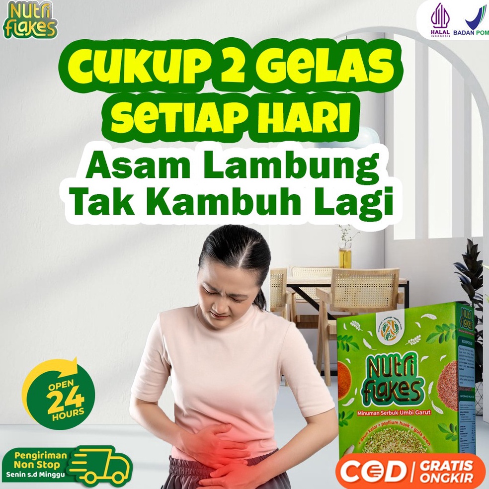 

Diju@l Mur4h Nutriflakes Minuman Serbuk Sehat - Untuk Asam Lambung Maag Gerd Kronis Diabetes Kolesterol Atasi Gangguan Pencernaan 100% Original Murah