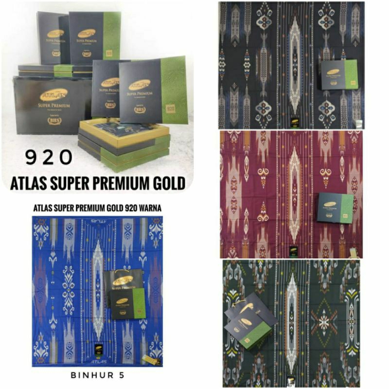 Atlas Super Premium 920 Gold Super Rayon Goyor Motif Bhs