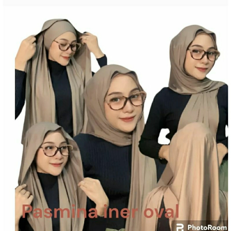 Pasmina Oval Bando Jersey/Pasmina Oval Inner Jersey Premium