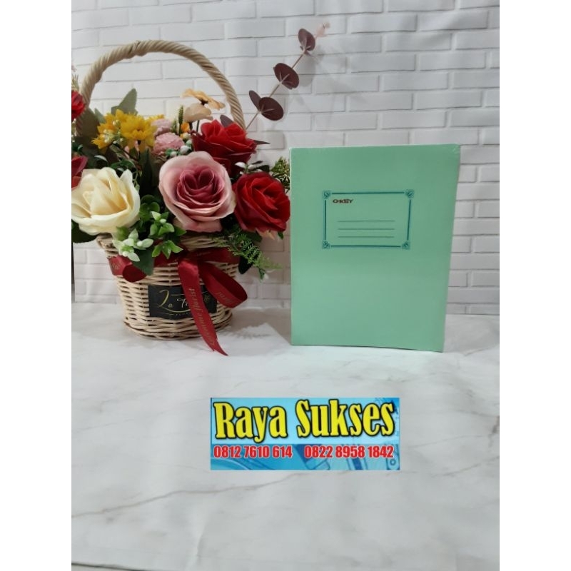 

Buku Tulis Okey - Cover Polos (10 buku/pack)