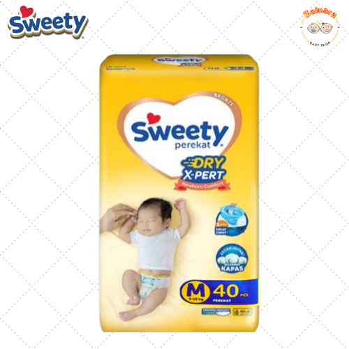 Sweety Bronze Dry Xpert Tape M-40 - Popok Perekat