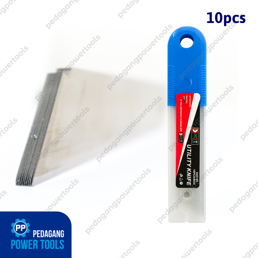 

HDT SET 10 PCS ISI MATA PISAU KATER BESAR 18 MM REFILL CUTTER BLADE