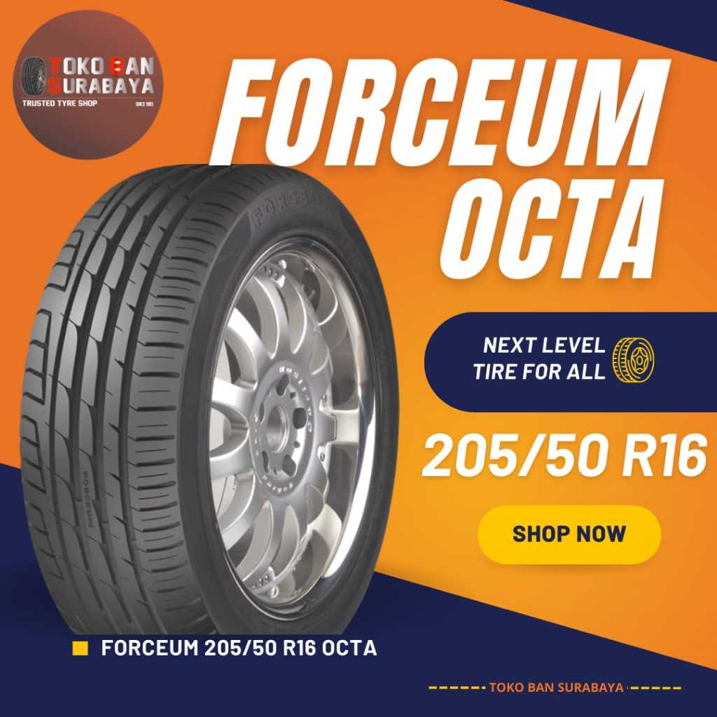 ban mobil FORCEUM 205/50 R16 205/50/16 20550R16 20550 R16 205/50R16 R16 R 16 OCTA