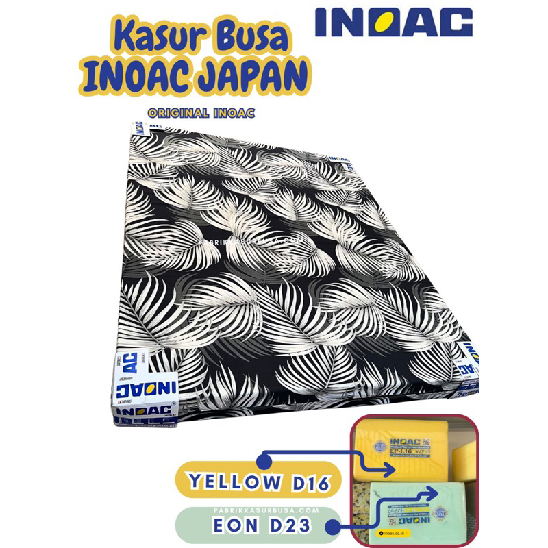 Kasur Busa INOAC 90x200x20 Original Tebal 20cm GARANSI 15 Tahun D 16 Ukuran 200, 180, 160, 140, 120, 100, 90cm