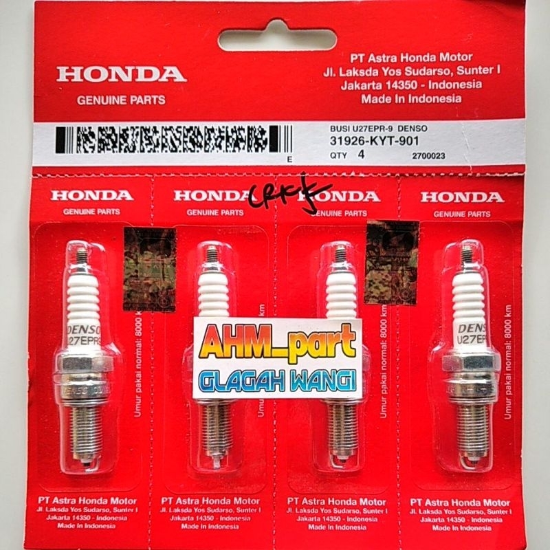 Busi injeksi 31926-KYT-901 ori HONDA AHM