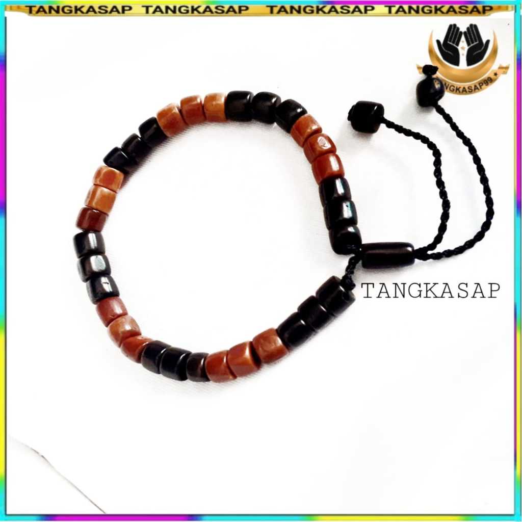 TANGKASAP - GELANG - TASBIH KAUKAH 33 BUTIR - BISA (COD) / Tasbih Kokka Murah / Gelang Tasbih Hitam
