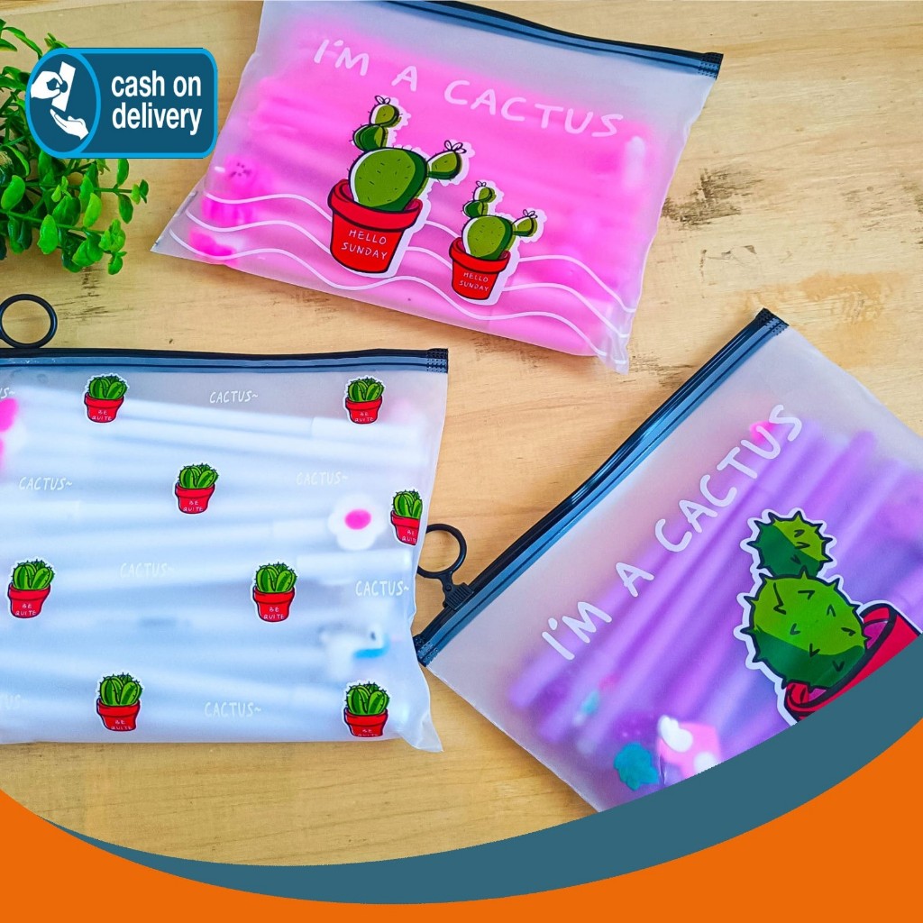 

POUCH BENING ISI PULPEN 20 PCS CACTUS PEN PENA BOLPEN BOLPOIN SUVENIR KADO MURAH TERMURAH COD