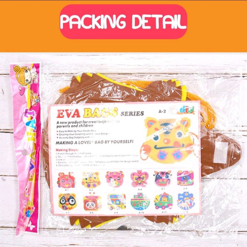 SHOOKIDS - Eva Bags Mainan Tas DIY prakarya Tas Lucu