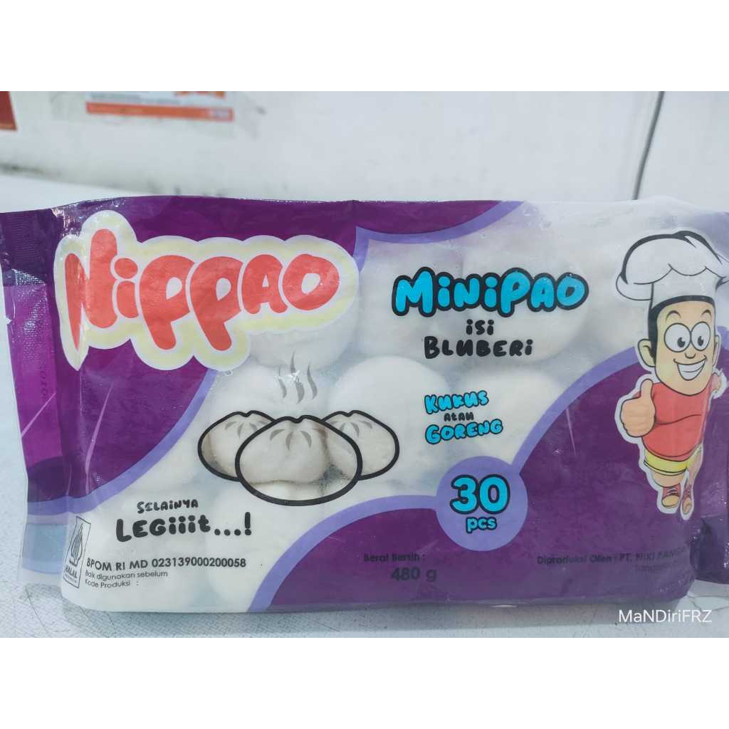 

Nippao bakpao mipao mini pao blue bapao berry isi 30 uenak bestie