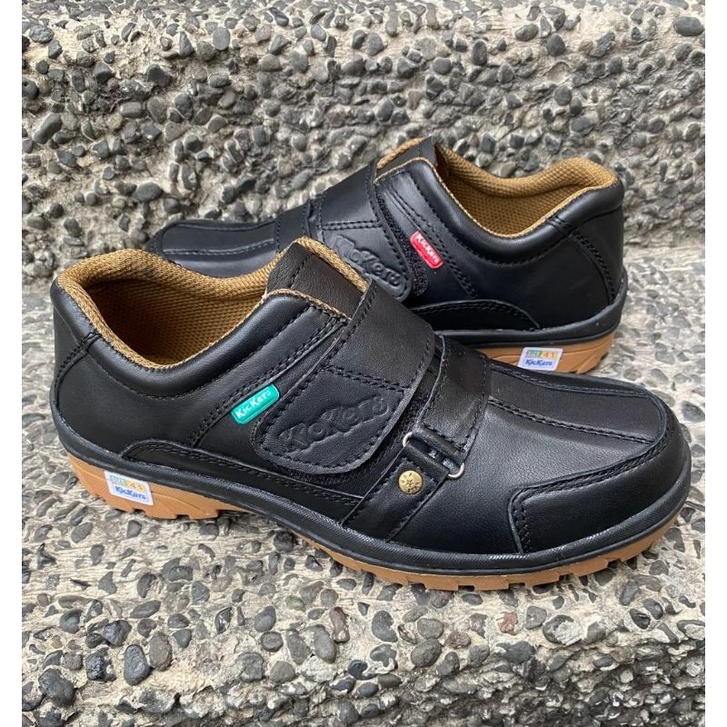 Sepatu kasual pria kulit kretekan kualitas terjamin