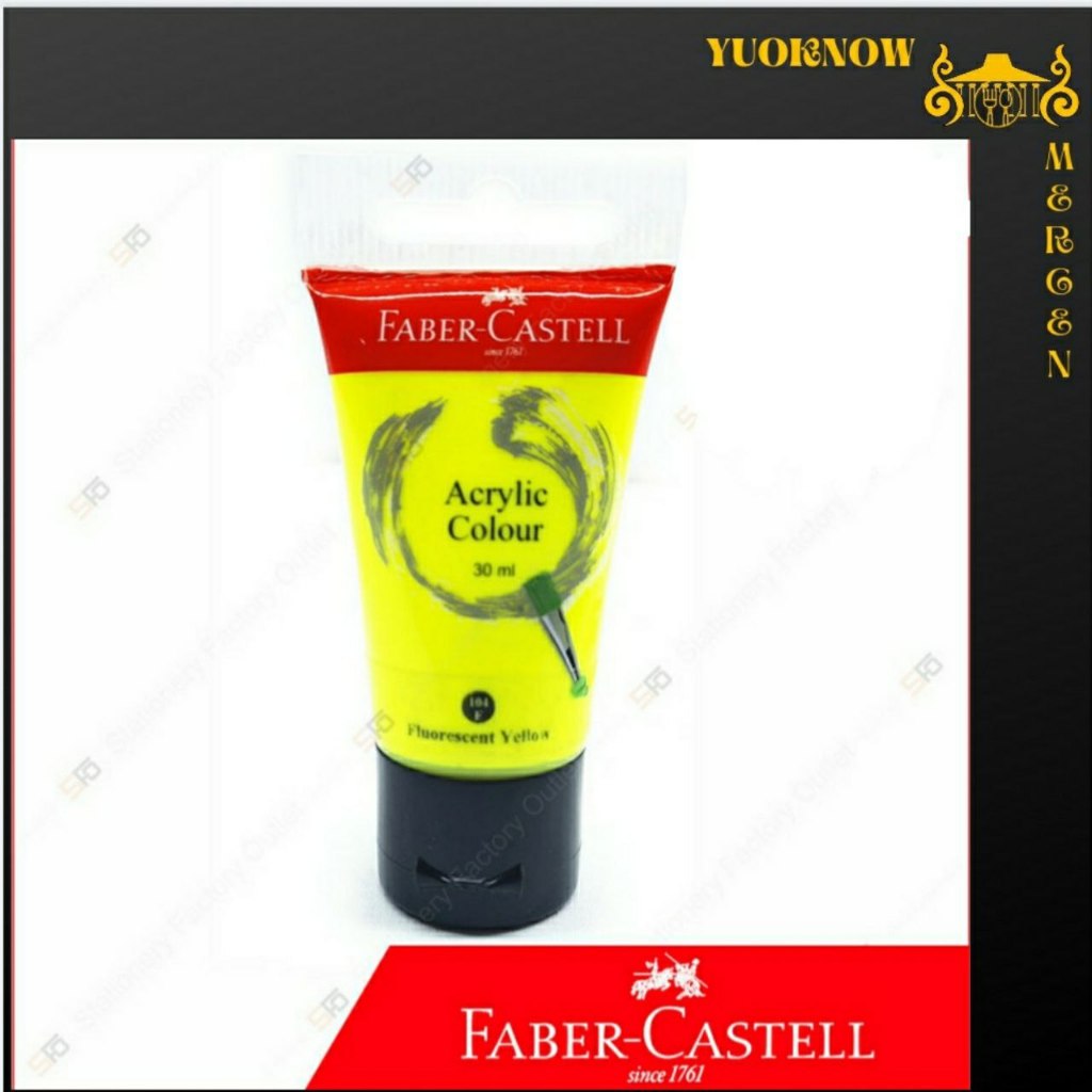 

Cat Acrylic Faber Castell 30 ml - Fluorescent Pink