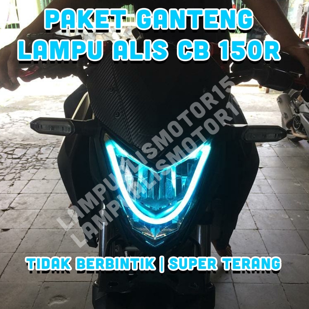 LAMPU ALIS DRL CB 150 R BONUS DEVIL EYES LAMPU ALIS LED CB150R LAMPU SENJA LED LAMPU ALIS MOTOR CB15