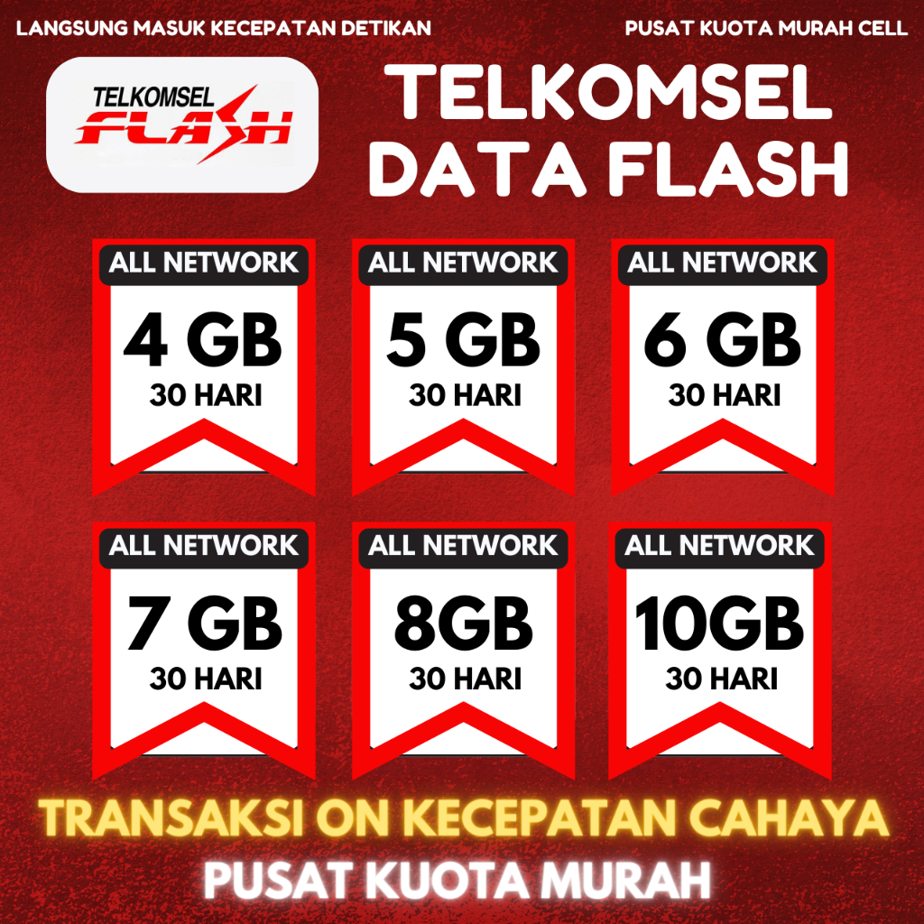 MURAH PAKET DATA TELKOMSEL FLASH 24 JAM SEMUA JARINGAN | TELKOMSEL DATA FLASH | INTERNET SAKTI