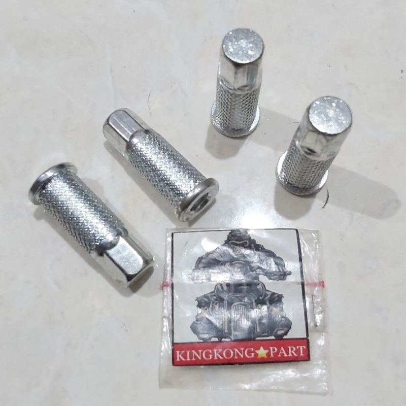 Mur baut head-mur kop nanas rx king f1zr force one set ukuran 12mm model panjang
