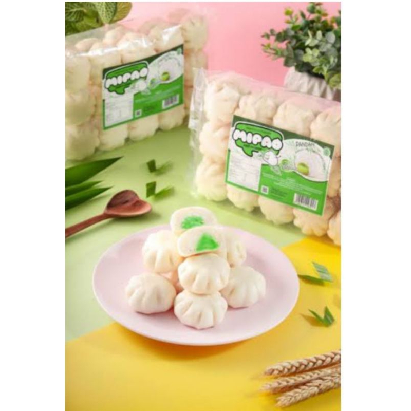 

Mipao/Minipao/Bakpao mini rasa pandan
