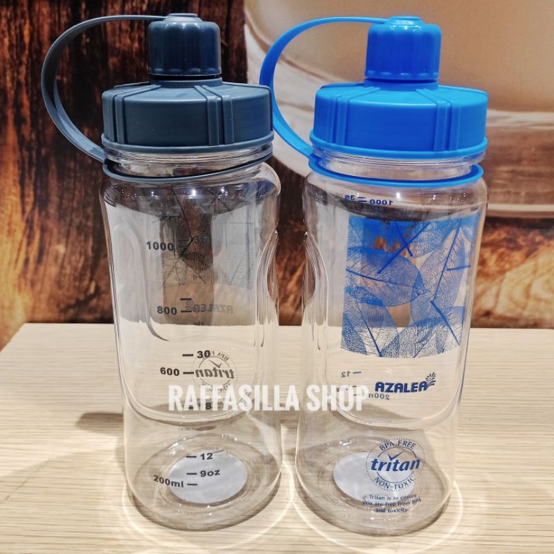 Azalea Botol Minum Travel 1.0L Water Bottle Tritan BPAfree
