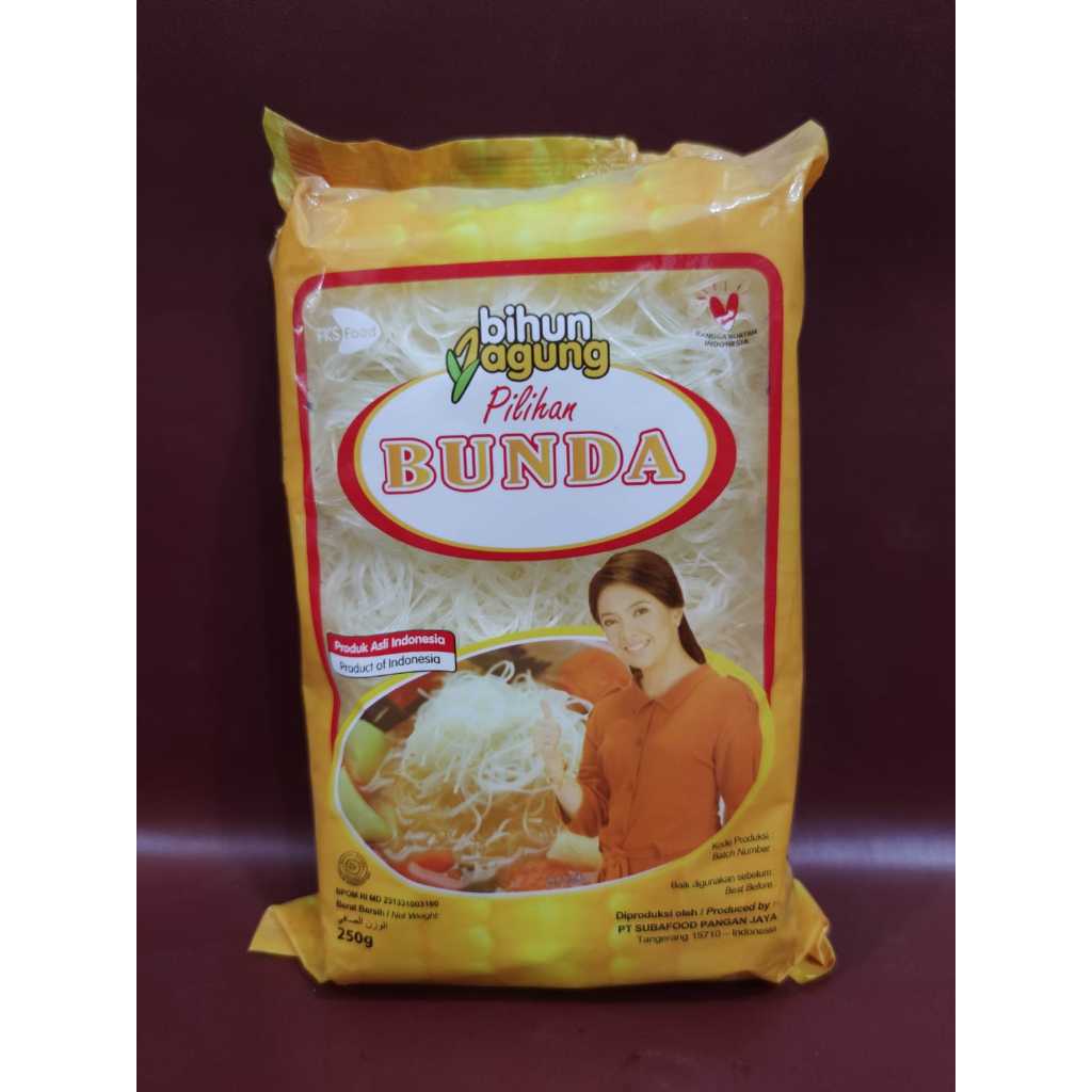 

Bihun Jagung Pilihan Bunda 250gr