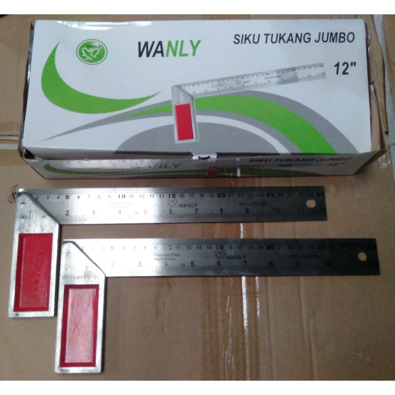 SIKU TUKANG RRT / PENGGARIS SIKU TUKANG TEBAL JUMBO / PENGGARIS TUKANG BESI / GARISAN PENGGARIS SIKU