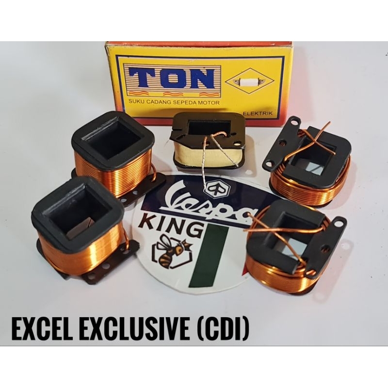 spul set vespa Excel Exclusive spul lampu set dan spul api CDI vespa Pxe Pse Excel