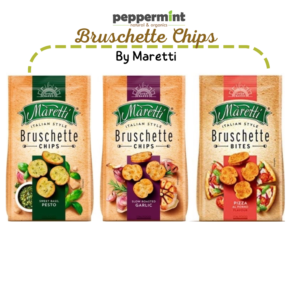 

Maretti Bruschette Chips (70 gram) / Cemilan Snack Sehat