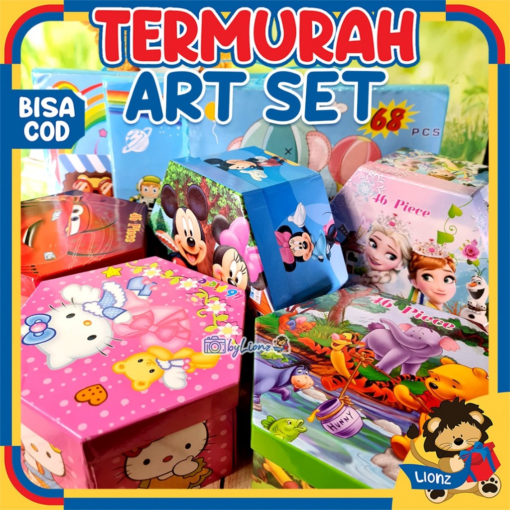 

Art Set Drawing Crayon isi 208pc & 150pc