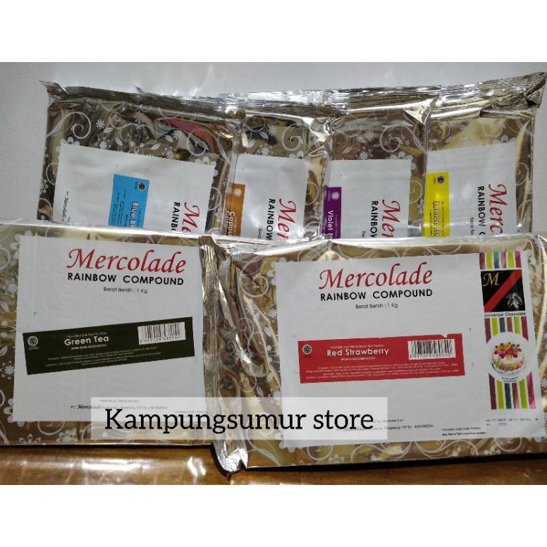 

coklat batang mercolade Rainbow Compound cokelat Warna warni -/+ 170 gr/1 batang 94