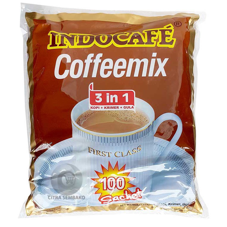 

ZJ79 INDOCAFE COFFEEMIX (100 SACHET X 20 GRAM) / INDOCAFE 3IN1 ISI 100 SACHET ➭Sale