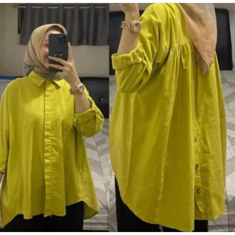Kemeja Zara Import kemeja Wanita lengan panjang